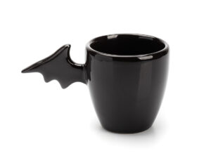 Caneca 3D asa de morcego 200 ml cerâmica