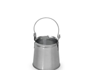 Mini baldinho decorativo aço galvanizado