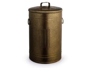 Lixeira 30 litros ouro velho lata de lixo americana