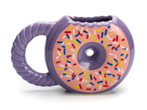 Caneca 3D donuts rosquinha decorada 400 ml