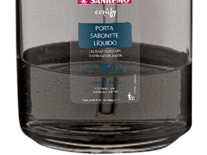 Porta sabonete líquido fumê Sanremo 350 ml