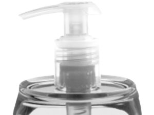 Porta sabonete líquido transparente Sanremo 350 ml