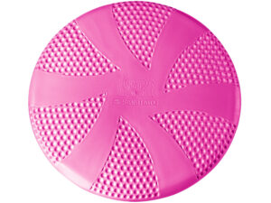 Brinquedo PET frisbee dog rosa plástico Sanremo