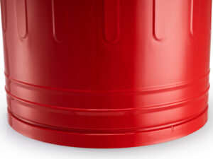Lixeira 30 litros vermelha lata de lixo americana vermelha