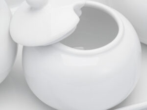 Kit de porcelana açucareiro bule 500 ml jarra 750 ml bandeja