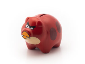 Cofrinho porquinho Angry Birds