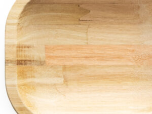 Petisqueira de madeira pinus artesanal retangular 30 x 14 cm
